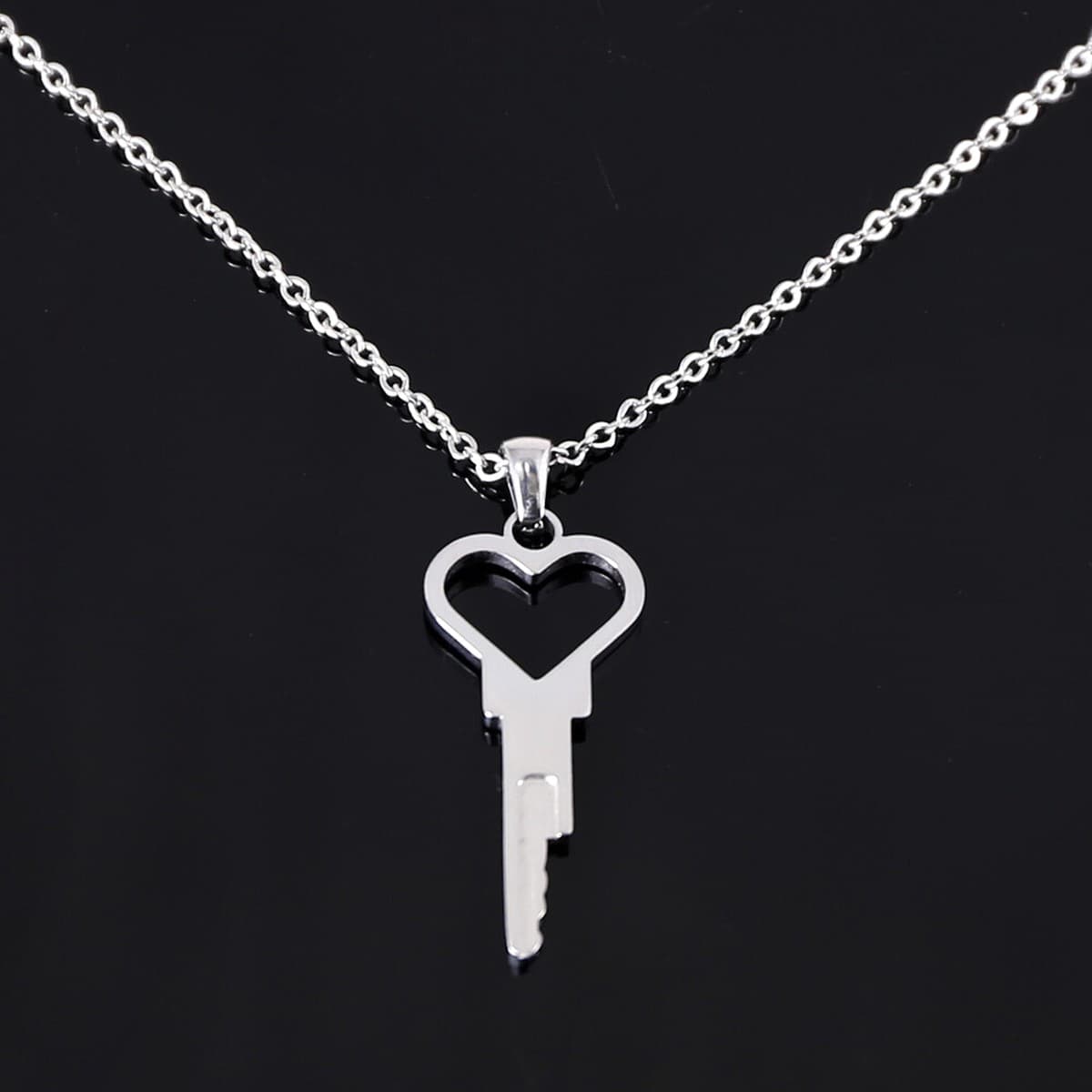 The Heart-Shaped Key Necklace