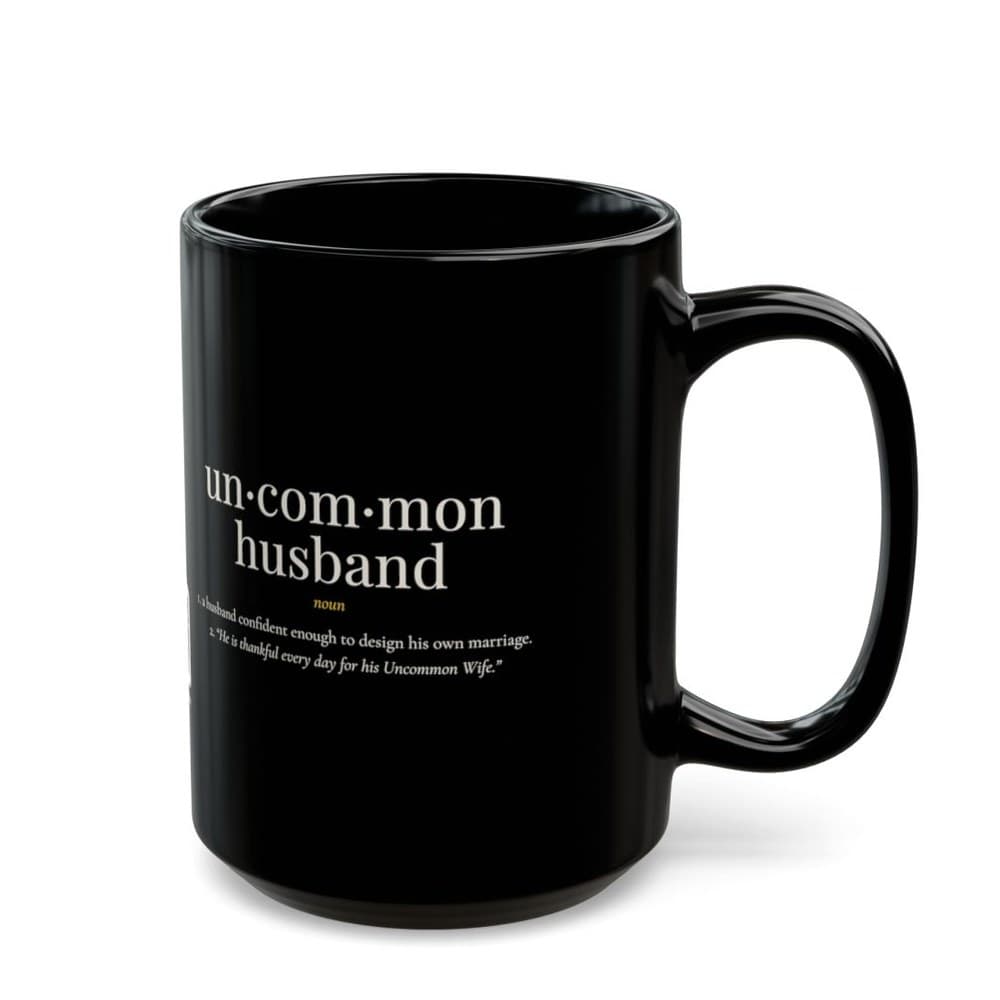 Uncommon Husband Definition Black Mug