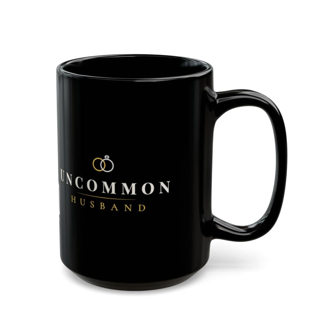 Uncommon Husband Black Mug