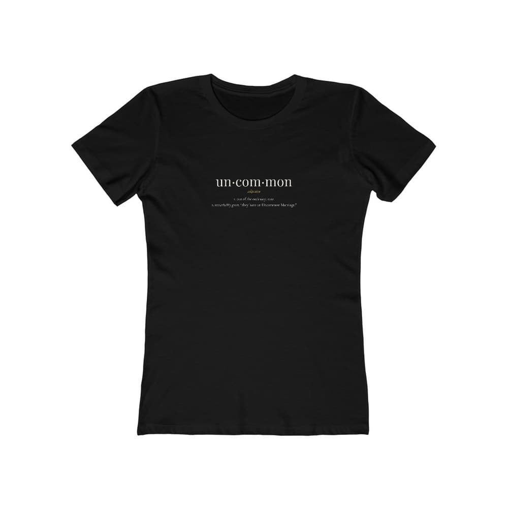 Uncommon Definition Women's Fitted Tee