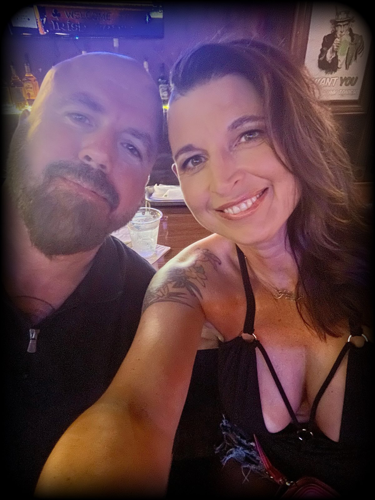 Happy Cuckoldress and her Cuckold on a date night